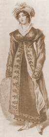 Pelisa (płaszczyk) z 1815 r.